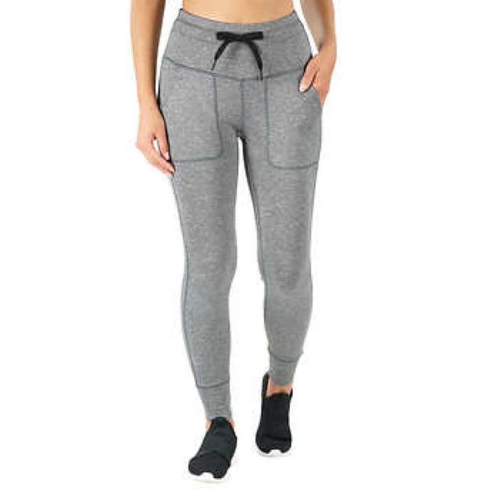 NEW Spyder Drawstring Leggings with Pockets | Grey